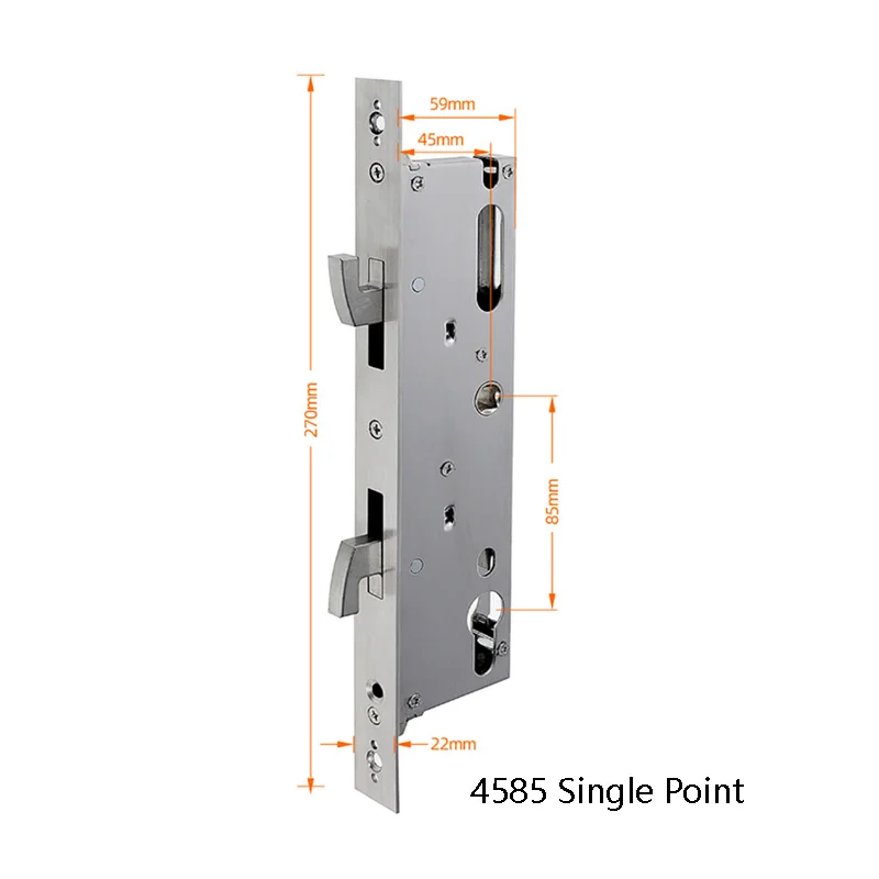 2085 2885 3585 4585 قفل الجسم قفل ذكي نقر مع هوك للأبواب المنزلقة الألومنيوم #6