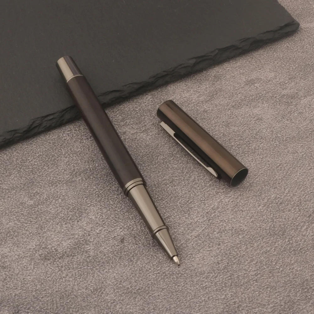 1PC NEW Roller Ball Pen WOODEN Ink Pen Signature Stationery Office School Supplies Writing Gift