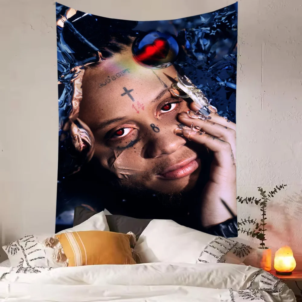 Rapper T-Trippie Singer R-Redd  Tapestry Polyester Printed Gift Banner Home or Outdoor For Decoration Tapestry