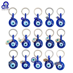 Lucky Eye Turkish Evil Eye Keychain Car Key Chain Bag Backpack keyring for Women Men Jewelry llavero porte clé מחזיק מפתחות