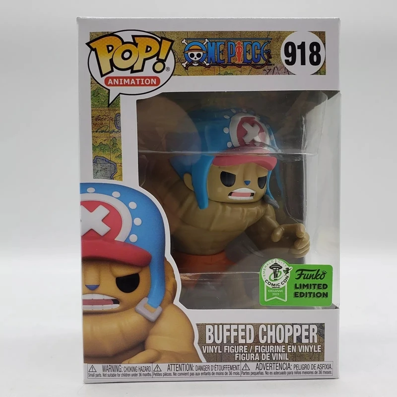 Picadora pulida de la serie One Piece Funko POP de gran oferta # 918 figuras de vinilo muñecas juguetes colección modelo para cumpleaños regalo de Navidad