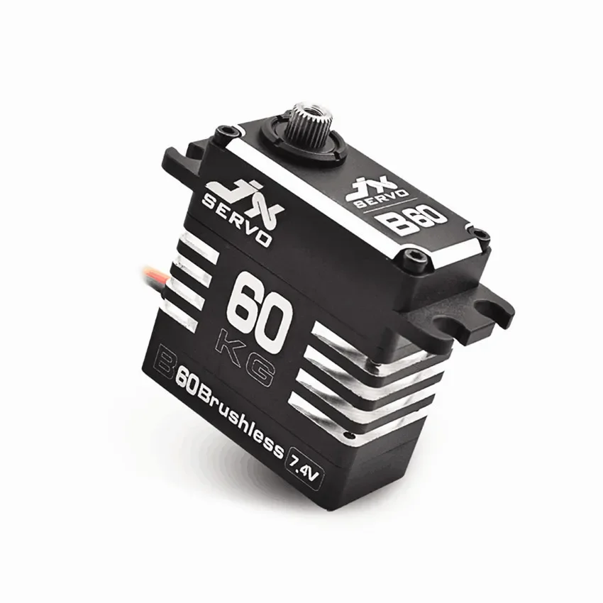 Jx B60 60kg High-Torque Full Metal High-Voltage Brushless Motor Digital Servo do samochodu Rc / akcesoriów samochodowych Rc