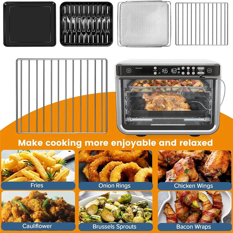 A84G-Air Fryer Basket For Oven With Air Fry Option Ninja Air Fryer Rack Air Fryer Rack For Oven