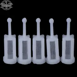 10pcs Plastic Mesh Gravity Type Spray Gun Spray Filter Pot Diameter 11mm length 36mm