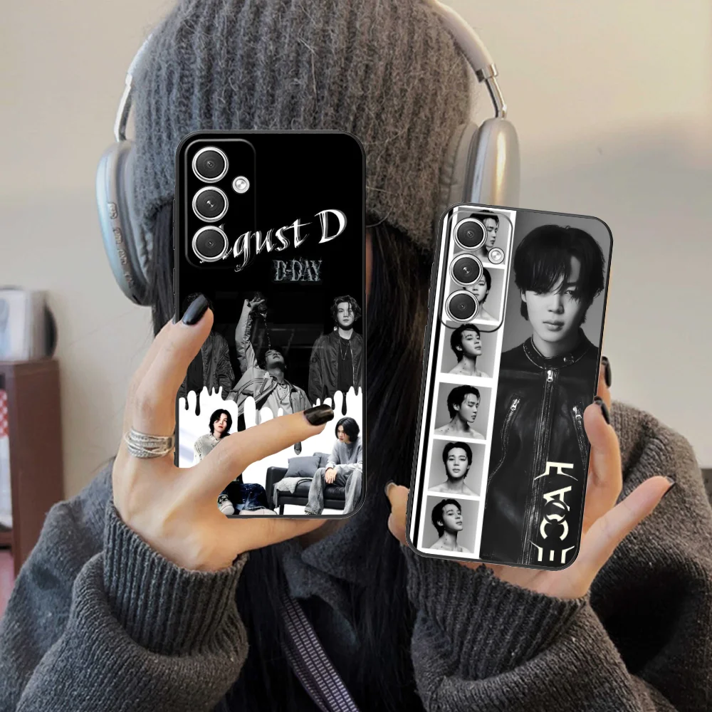 KPOP Kim Jimin  Phone Case for Samsung Galaxy S24 S23 S22 S21 S20 S10 S9 Plus FE Ultra Lite Black Cover Smartphone