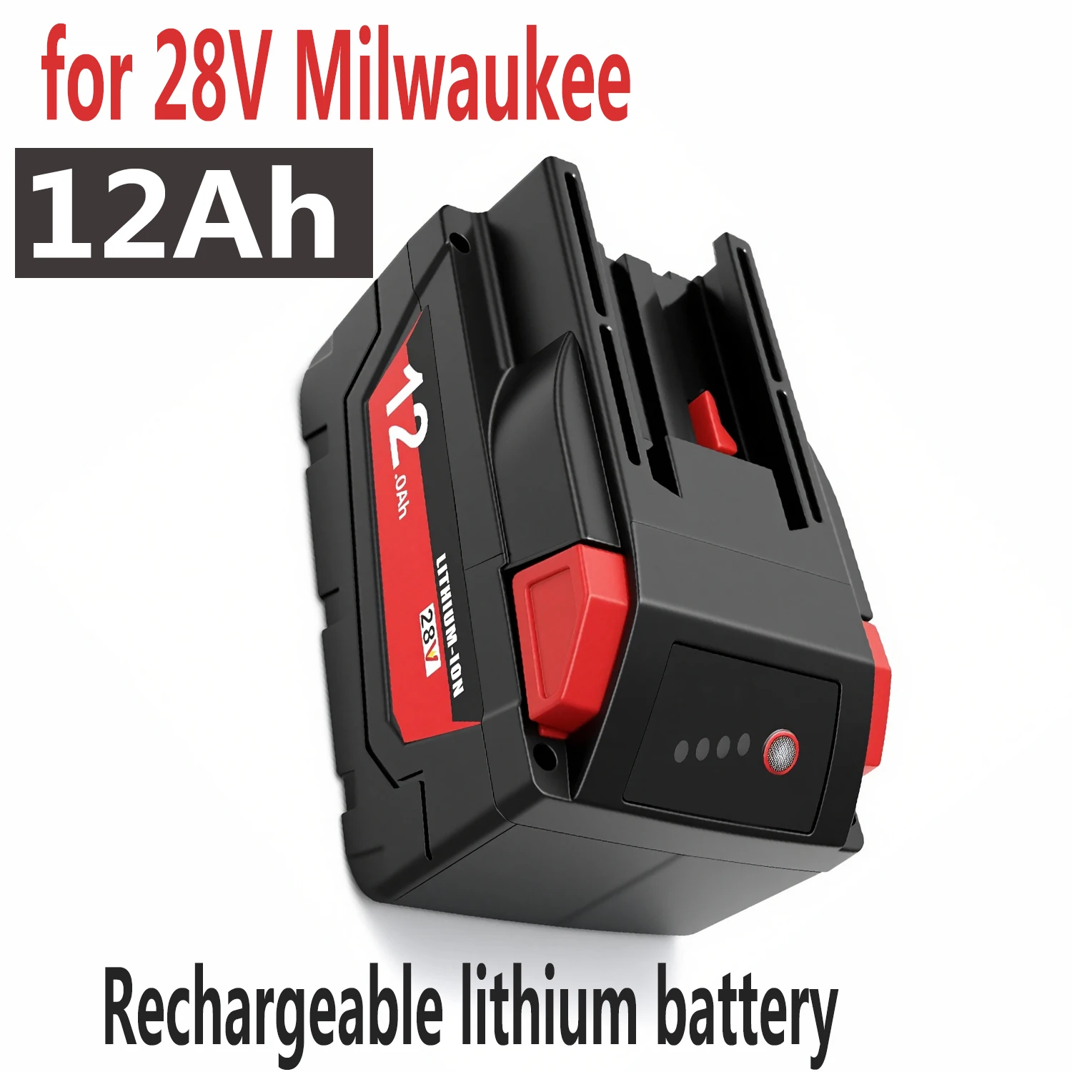 For MILWAUKEE M28 6Ah Li-Ion Replacement Power Tool Battery for M28BX battery replacement compatible with M28B 48-59-2819