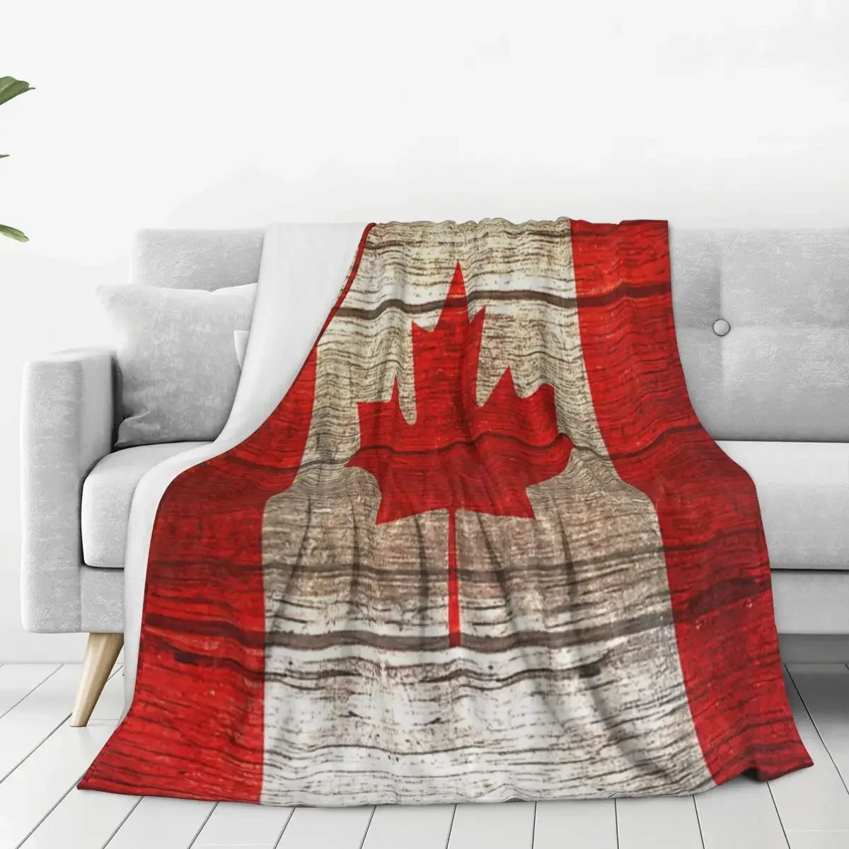 

Canada Flag National Culture Blanket Fleece Portable Sofa Throw Blankets For Home Bedroom Office Throws Bedspread Quilt