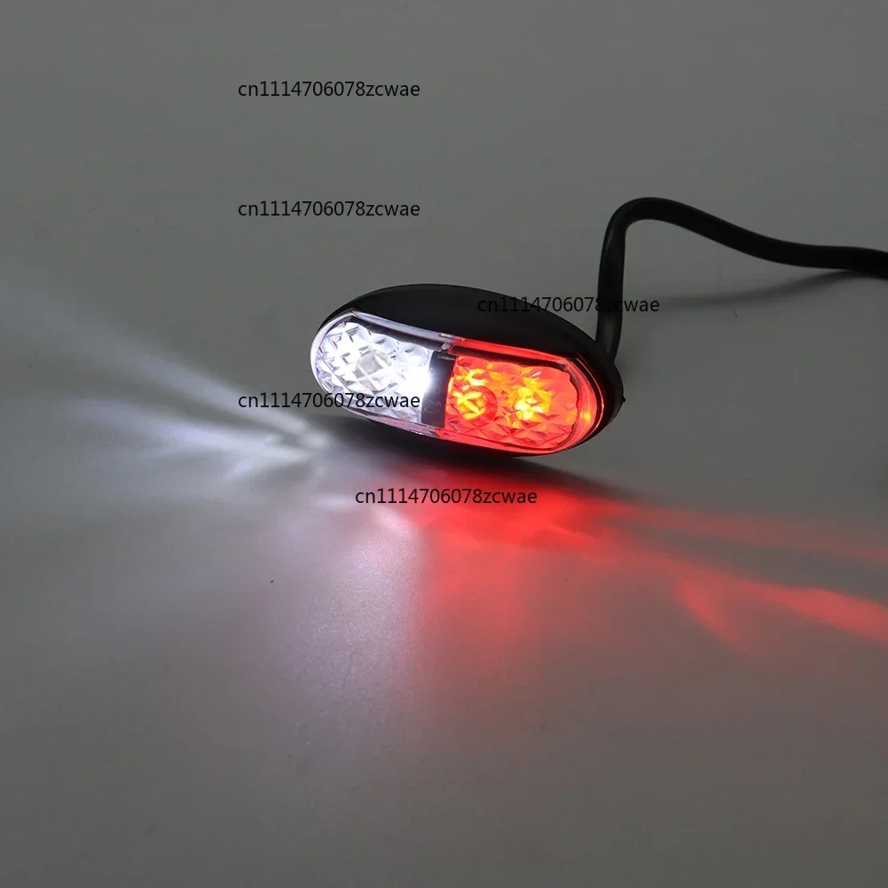 ZOCI-FOR 10-30V Front Side Marker Light Clearance White Rear Indicator Signal Lamp for Truck Trailer Caravan Bus Red+White