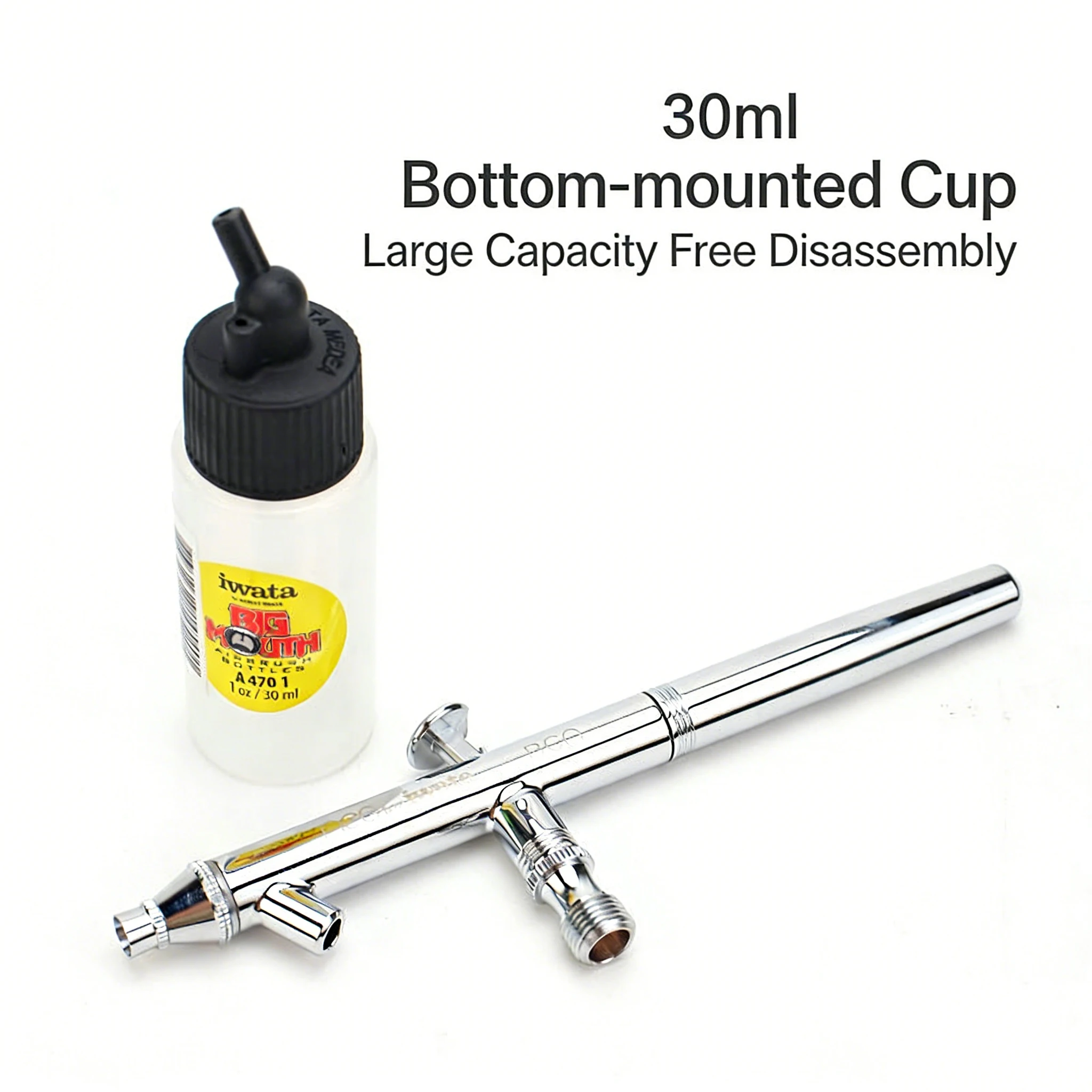 ANEST IWATA NEO Series HP-BCN Airbrush 0.5mm Siphon Feed Bottle Dual Action Pneumatic Tool for T-Shirt Textile Leather Painting