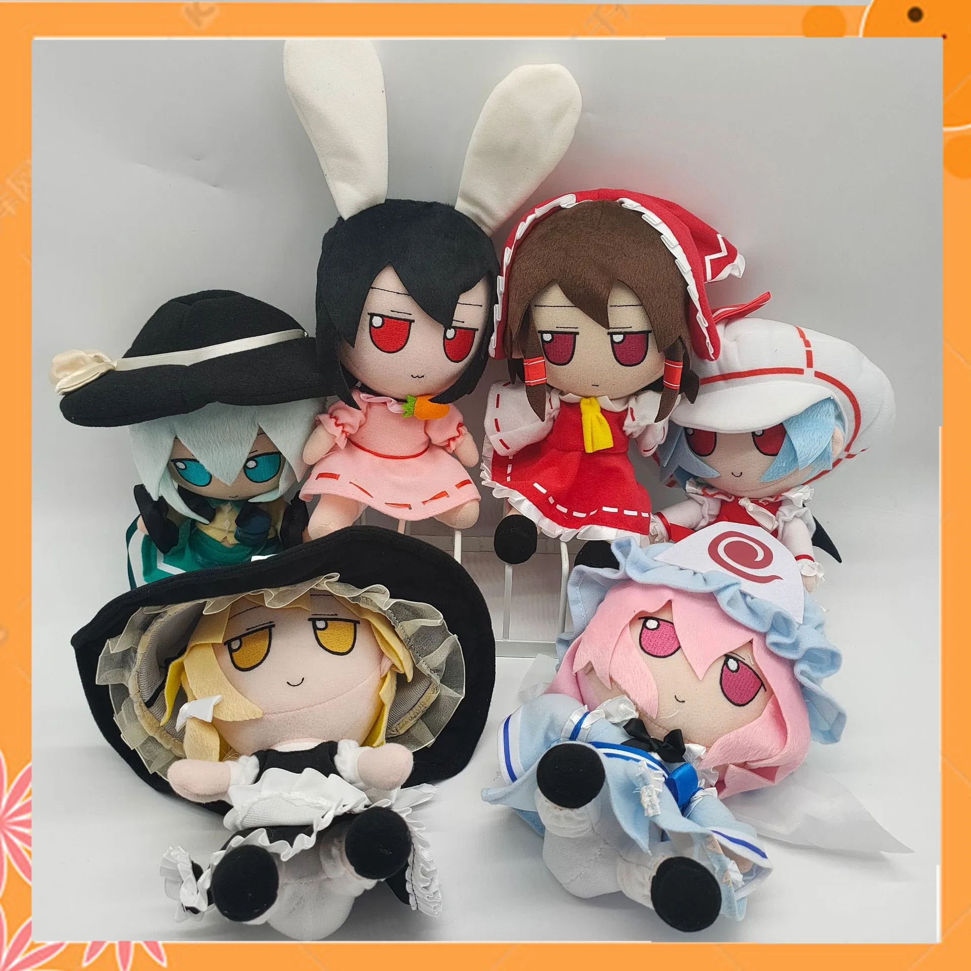 

Touhou Plush Flandre Scarlet Lolita Gothic Doll 10inch Anime Stuffed Animal Soft Victorian Ribbon Dress Game Character Collectib
