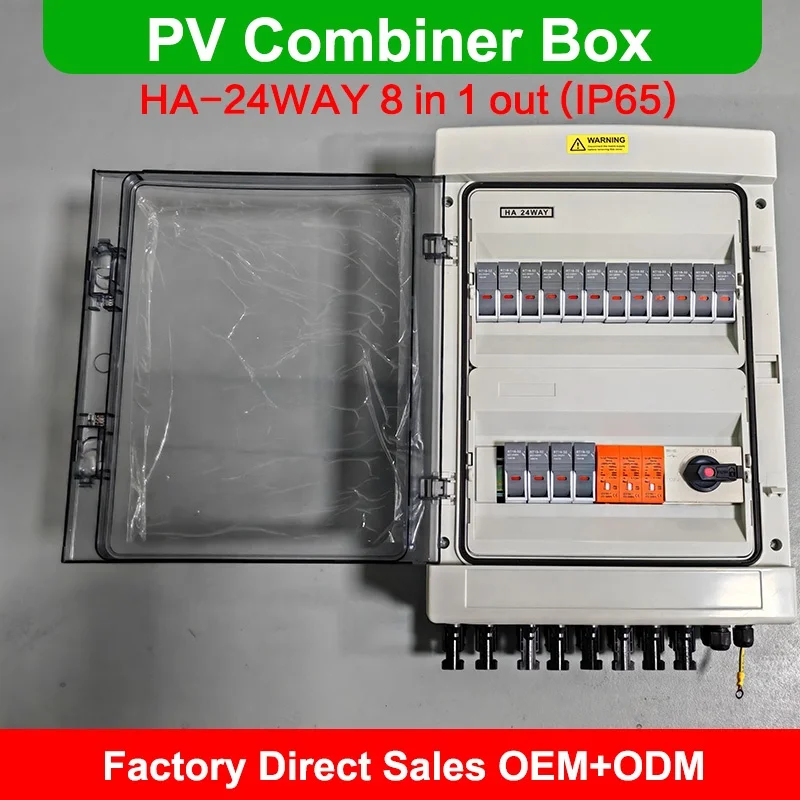 CE Certified 3-Phase Photovoltaic Distribution Box IP66 Rated 1000V Solar