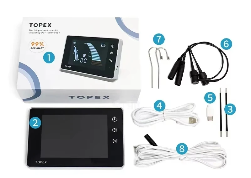 

S-Touch Screen Rechargeable Mini Tools Apex Locator Accurates Measurements Equipment
