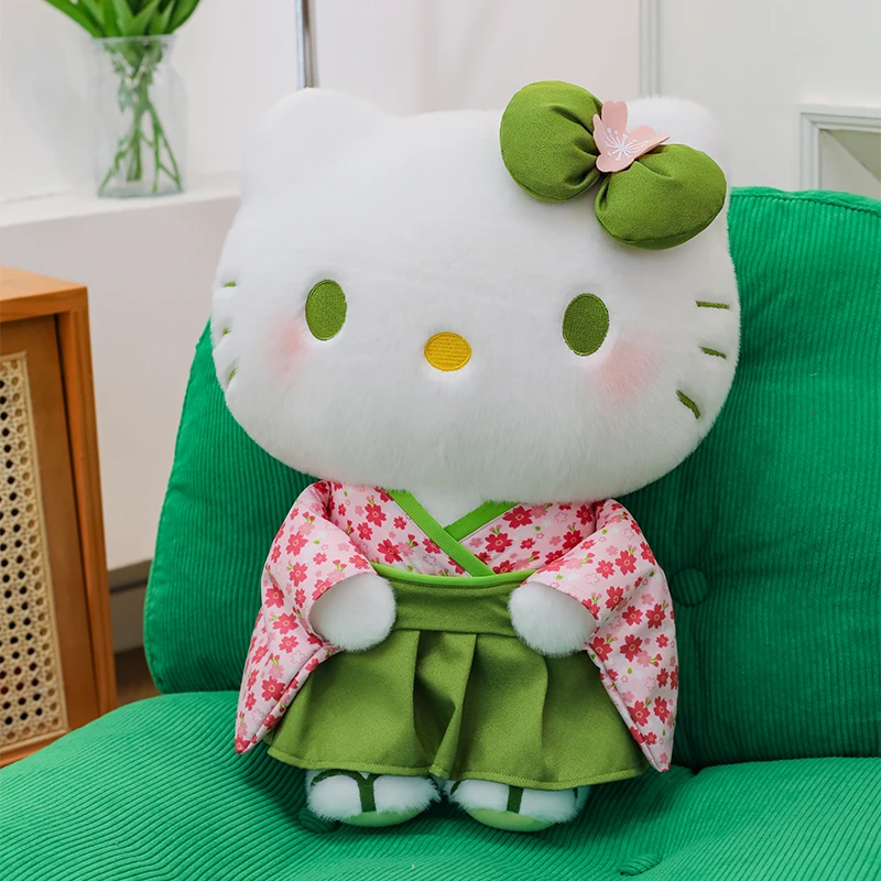 

New cherry blossom Japanese and clothing-themed kitty cat doll, cute Kitty Cat plush toy Girl's birthday present