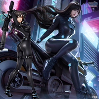GANTZ Yamasaki Anzu Cosplay Costume sexy leather lineries Game Anime Cosplays costume jumpsuit Halloween Cosplay wig shoe prop