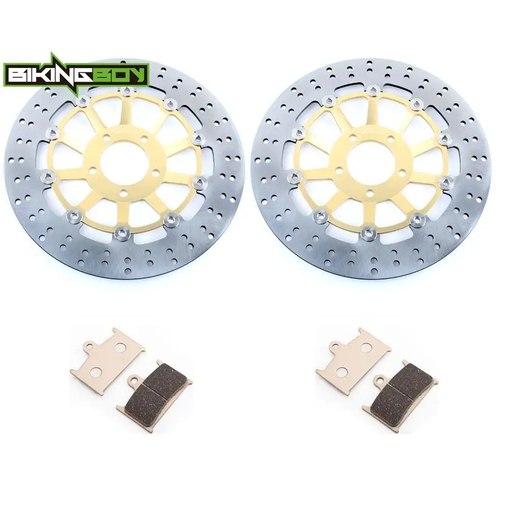 BIKINGBOY For Suzuki Bandit GSF 1200 96-00 GSF1200 S 96 97 98 99 RF900R 1996-1999 Front Brake Disks Discs Rotors Pads Stainless