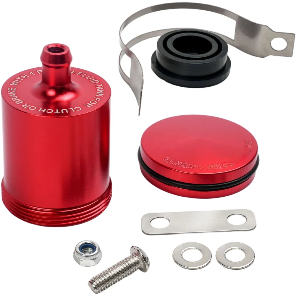 For Motorcycle Motorcycle Brake Reservoir Motorcycle Maintenance Black Lightweight Component Leak Prevention Design