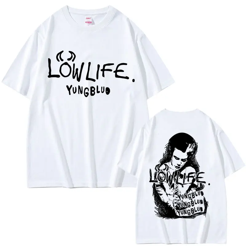 

Singer Yungblud Lowlife 2025 T-shirt Men Women Fashion Gothic Rock T-shirts Men's Casual Cotton Vintage Short Sleeve T Shirts