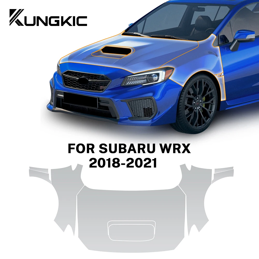 TPU Original For Subaru WRX 2018 2019 2020 2021 Car Invisible Transparent Body Film Engine Fender Rear Door Sticker Accessories