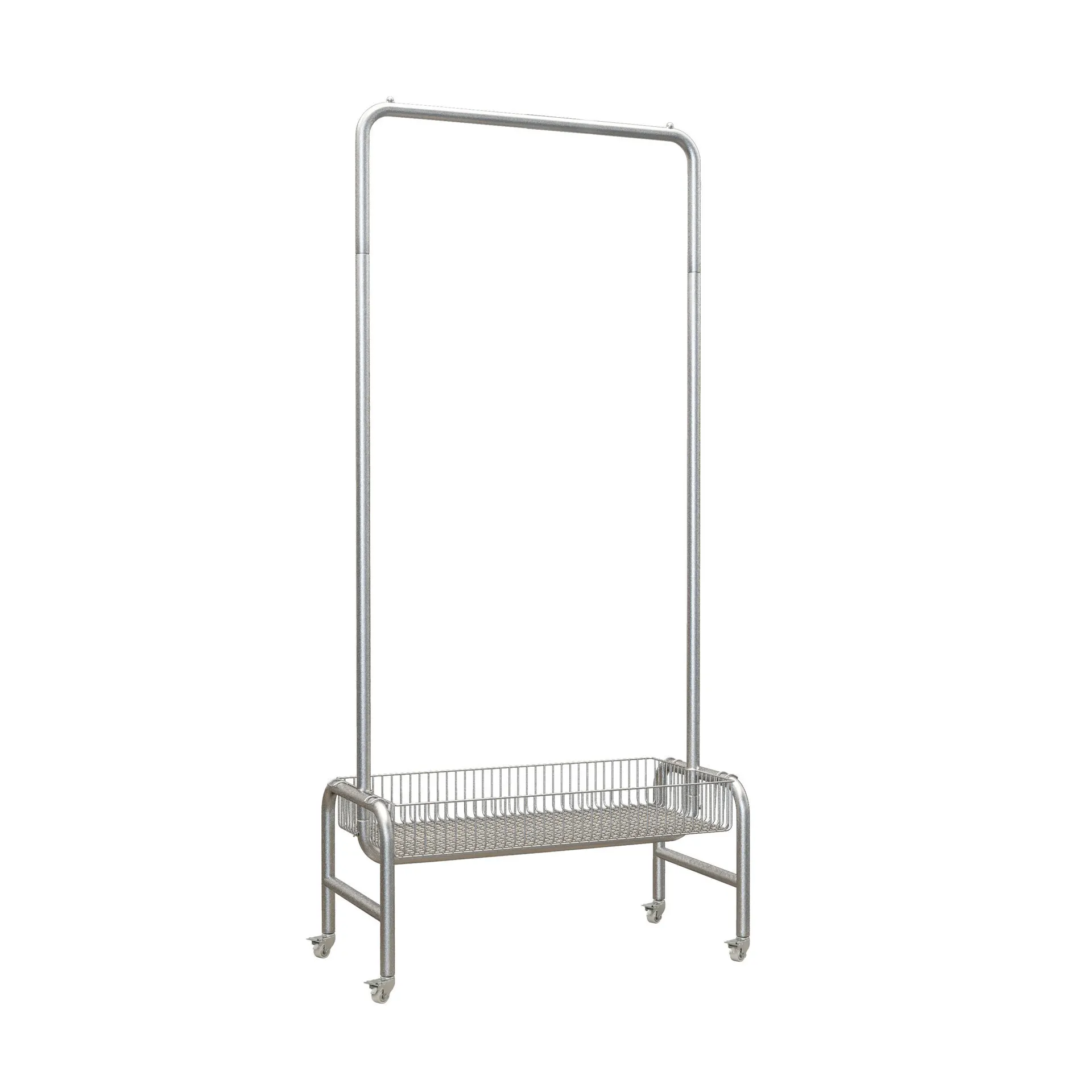 

Exhibition removable clothing display rack, coat rack, household hanger, storage display rack with wheel