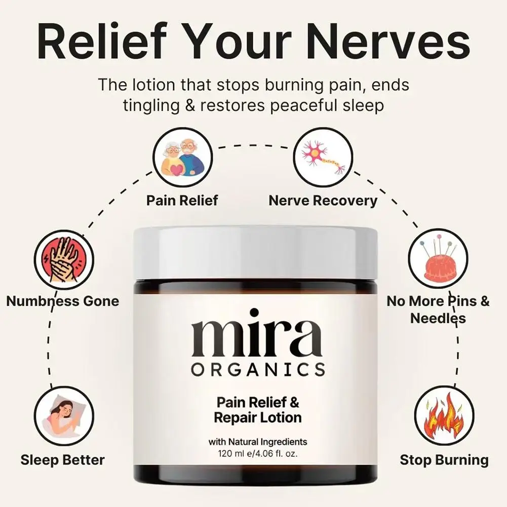 لوشن ميرا المهدئ والإصلاح للجسم يرطب البشرة الجافة ويهدئ البشرة الحساسة والتالفة خفيف الوزن ويمتص بسهولة