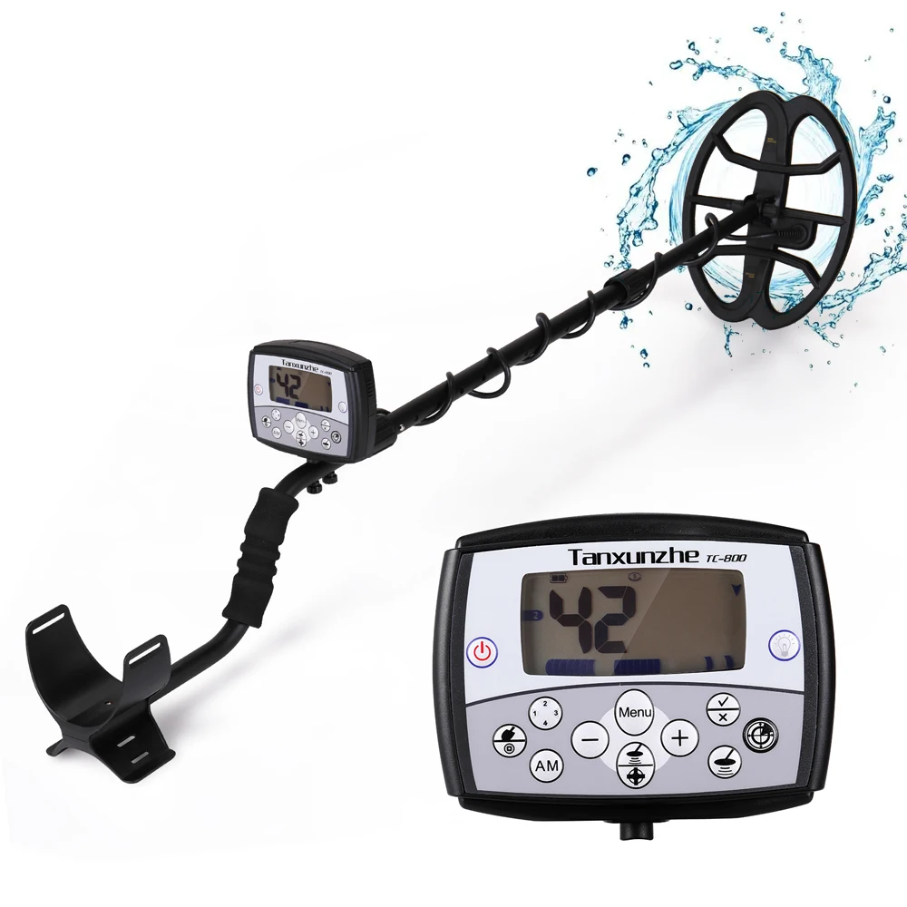 Professional Metal Detector TC800 High Sensitivity Professional Gold Detector Treasure With Single Frequency Technology VFLEX