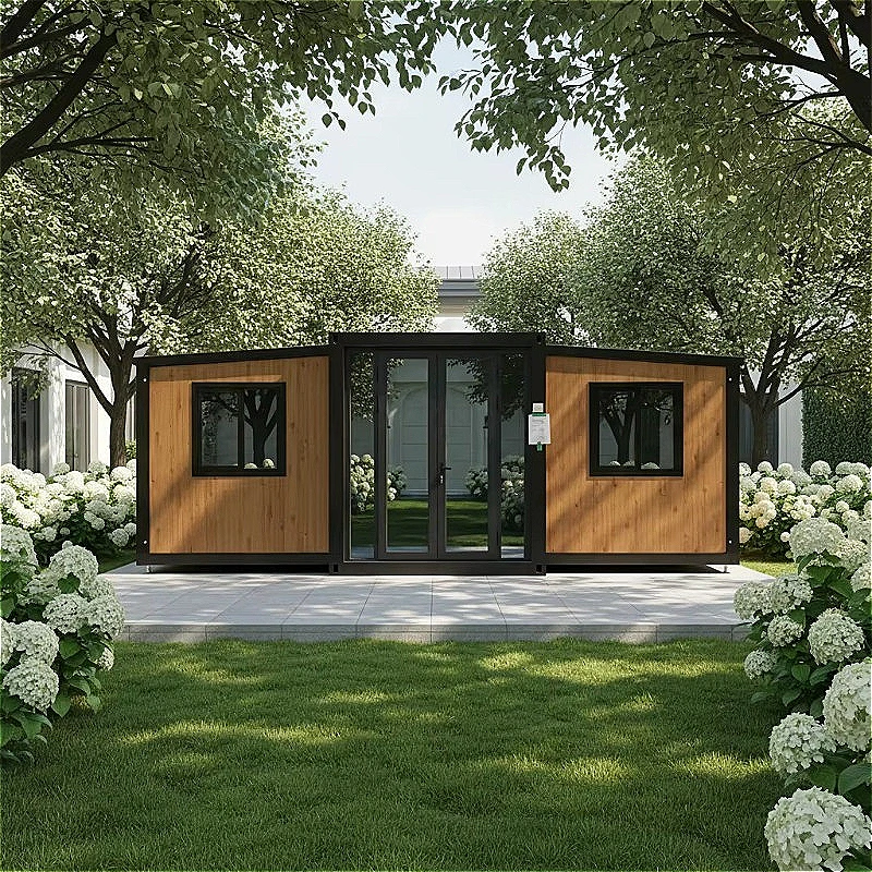 Fold Out Container Homes 20ft 40ft Prefab Expandable Mobile House Breathable for Apartment Living Office Customized
