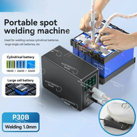 Awithz 1mm Weldable 99 Gear Adjustable Portable Spot Welder Machine with LCD Screen for Phone Repair Battery Pack Welding