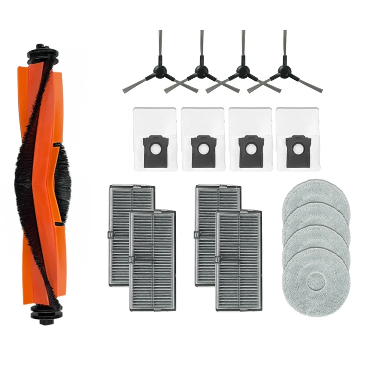

A76Z Compatible for L10s Pro Ultra Heat, X30 Ultra, X30 Kit Spare Parts Accessories Filter Mop Cloth Dust Bag