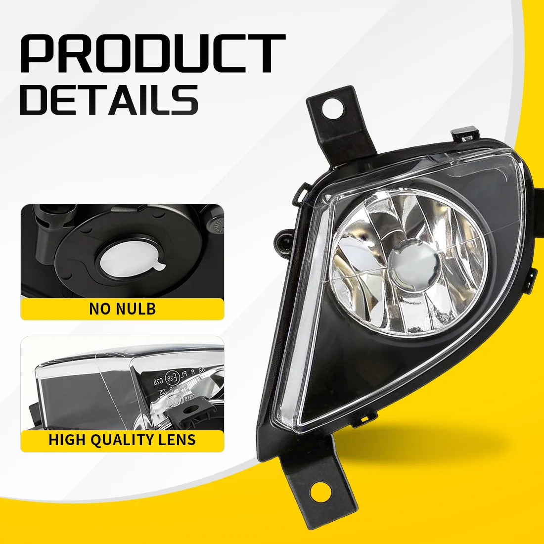 Car Front Bumper Foglight For BMW E90 E91 328i 335i 2009 2010 2011 Fog Lamp Driving Light without Bulbs 63177199893 63177199894