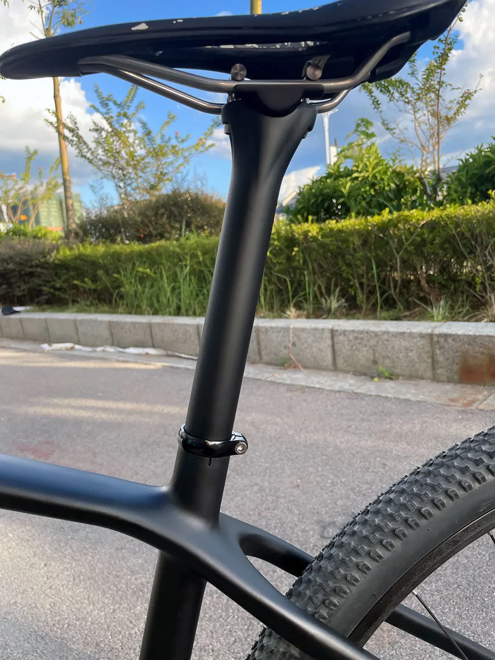 ELITAONE Faser Carbon Fahrrad Sattelstütze MTB/Rennrad Sattelstütze UD Matt 27,2/30,9/31,6mm Fahrrad Teile – Detail 13