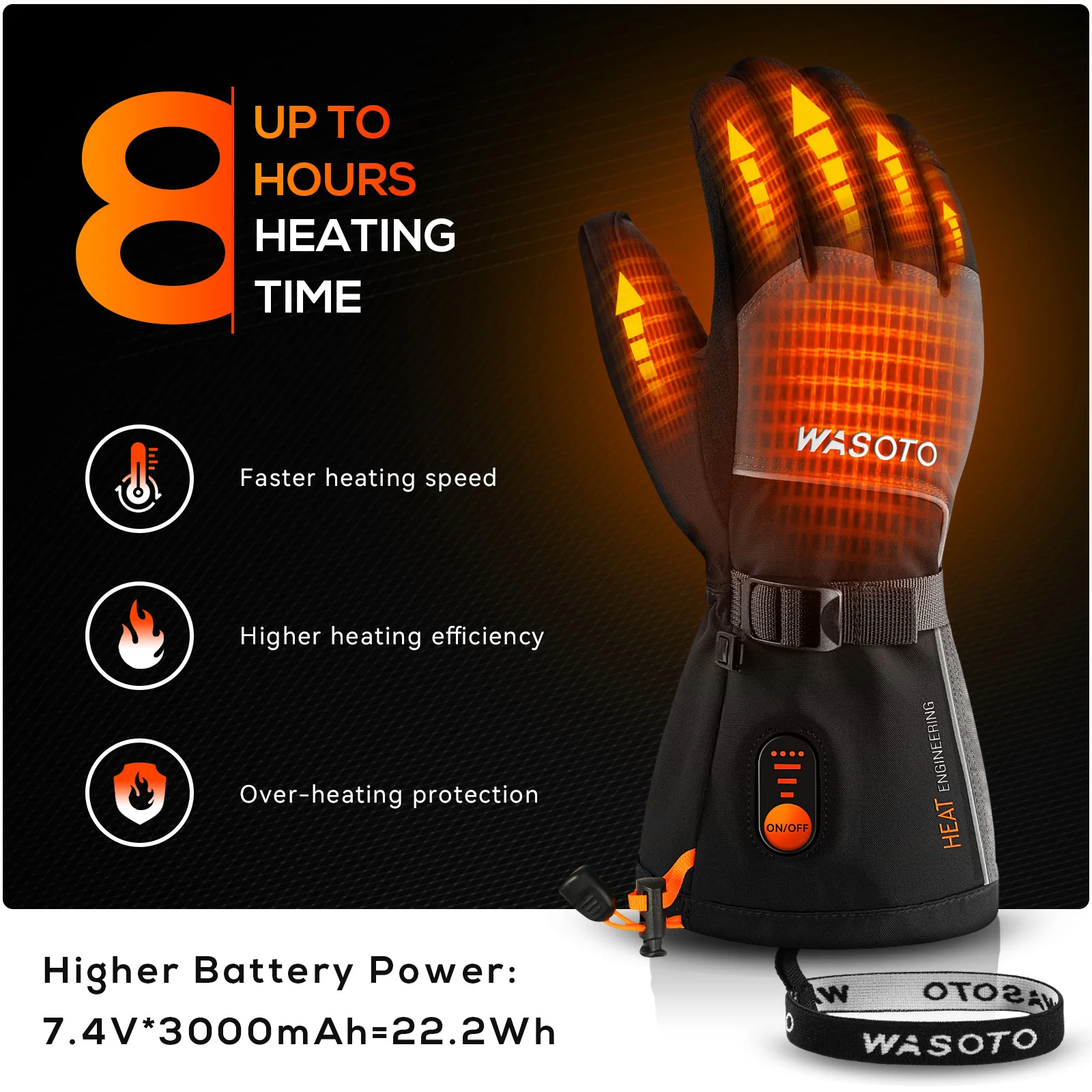 Guanti da sci invernali ricari - Heated Gloves Electric recensione e prezzo