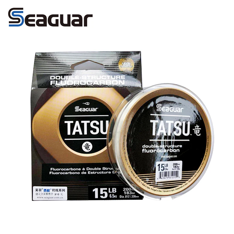 Japan Imported Seaguar Tatsu Fluorocarbon Wire Carbon Wear-resistant Submerged Fishing Line Special Main Line