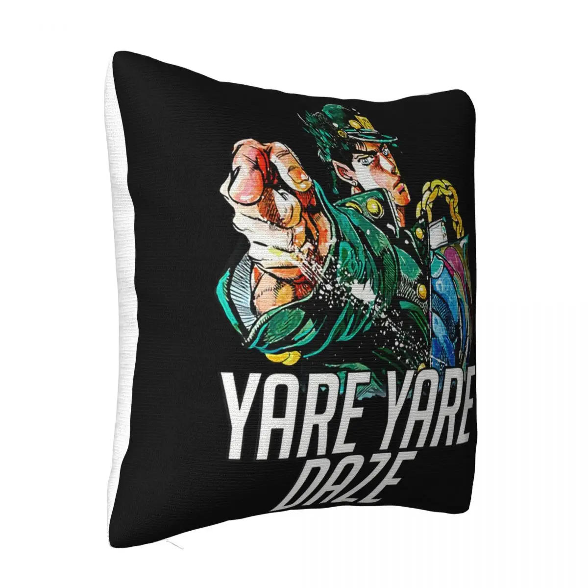 Jotaro Kujo Jojos Bizarre Adventure Cotton Jojo Anime Comical Personality Humour Steampunk Pillow Case