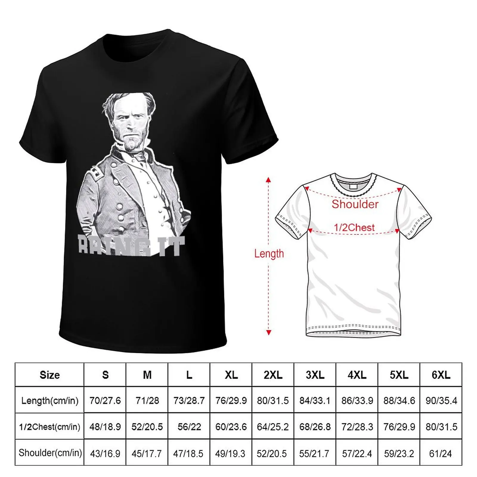 Bring It. Sherman. Pencil T-Shirt Summer Holiday Casual Tee