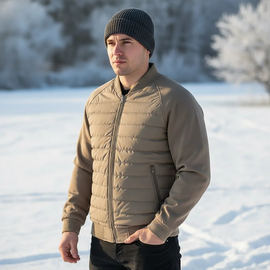 

Мужская термокуртка: теплая зимняя ветровка, толстая куртка-бомбер, пилотская куртка на молнии, бейсбольная униформа, верхняя одежда