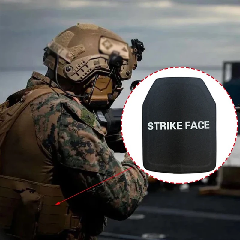 Tactical Vest Chest Insertion Plate NIJ IIIA Level UHMWPE Plates For Body Armor Lightweight Anti Bullet Proof Shield Panel