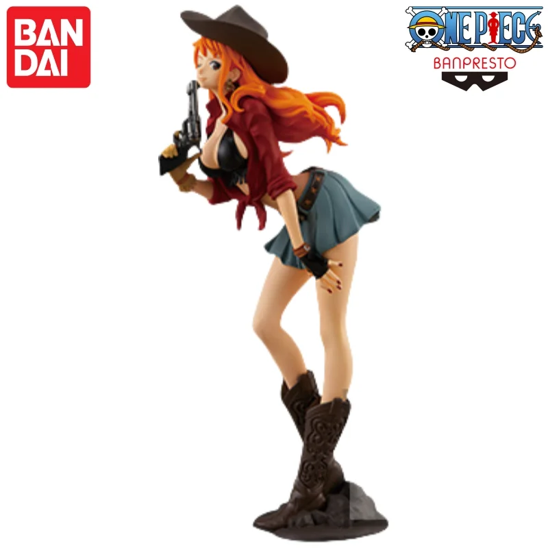 Auf Lager Bandai Banpresto Original One Piece Ruffy Roronoa Zoro Nami Modellpuppe Brandneue Box-Actionfigur Anime-Charaktere