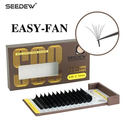 SEEDEW Easy fan Eyelashes Makeup Maquiagem Auto Fans Fast Bloom Flowering Eyelash Extensions Camellia Lashes