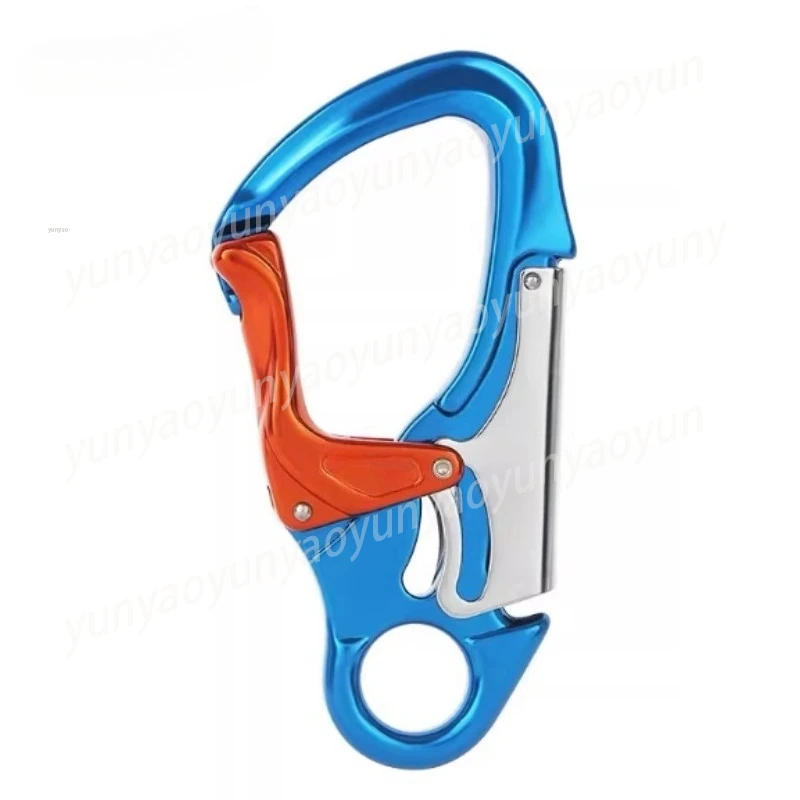 Carabiner Screwgate Lock, Aluminum Alloy Safety Hook for Rock Climbing Rappelling Caving Rope Access