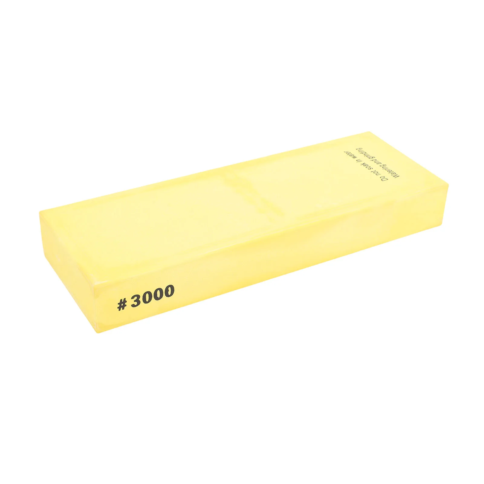 Polishing Whetstone Sharpening Stone Yellow 3000 Grit Professional Whetstone with Anti Slip Base for Kitchen Cutters Scissors