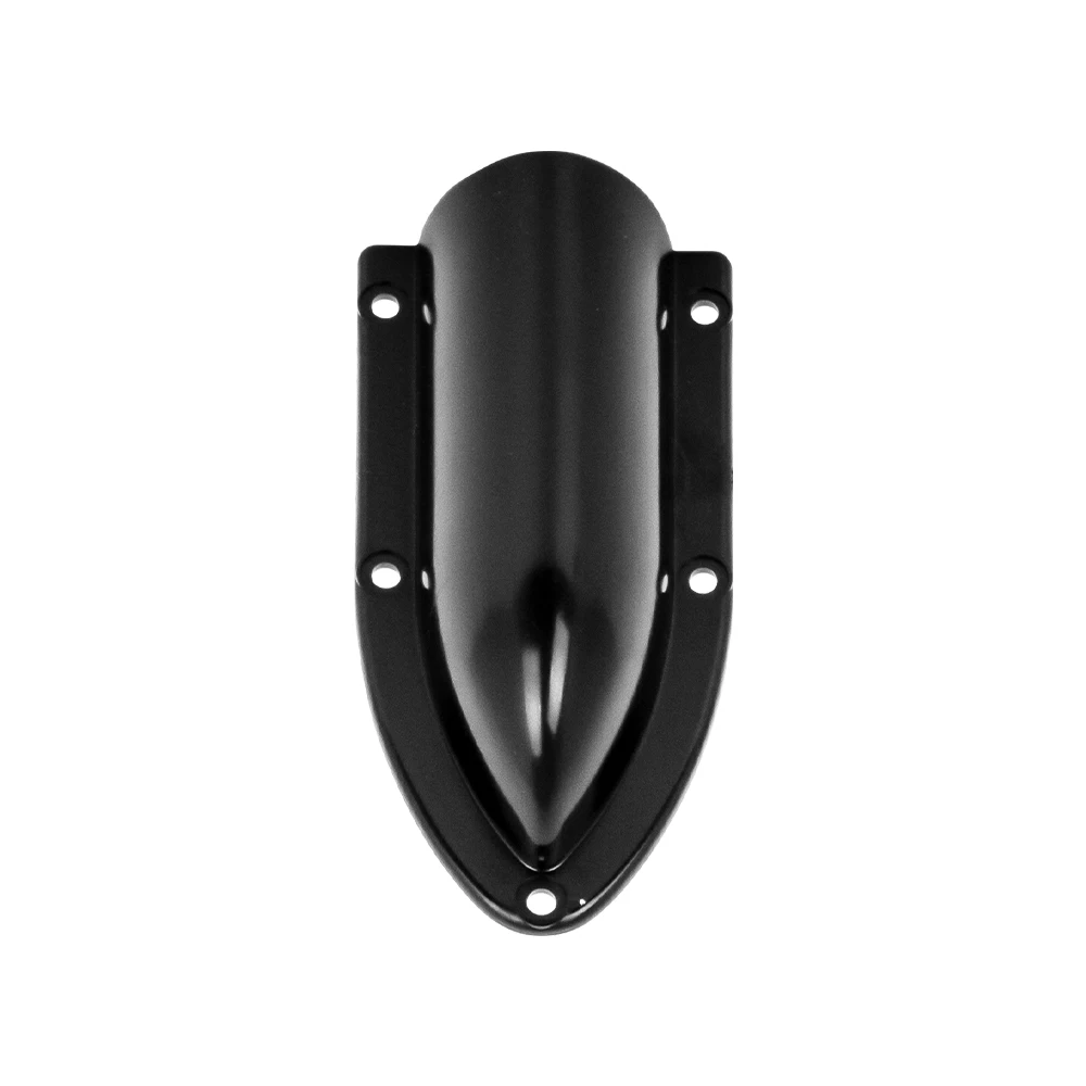 Yacht Black Clamshell Drain Vent Cover 148*74mm ABS Plastic Marine Drainage Outlet Hardware Accessories