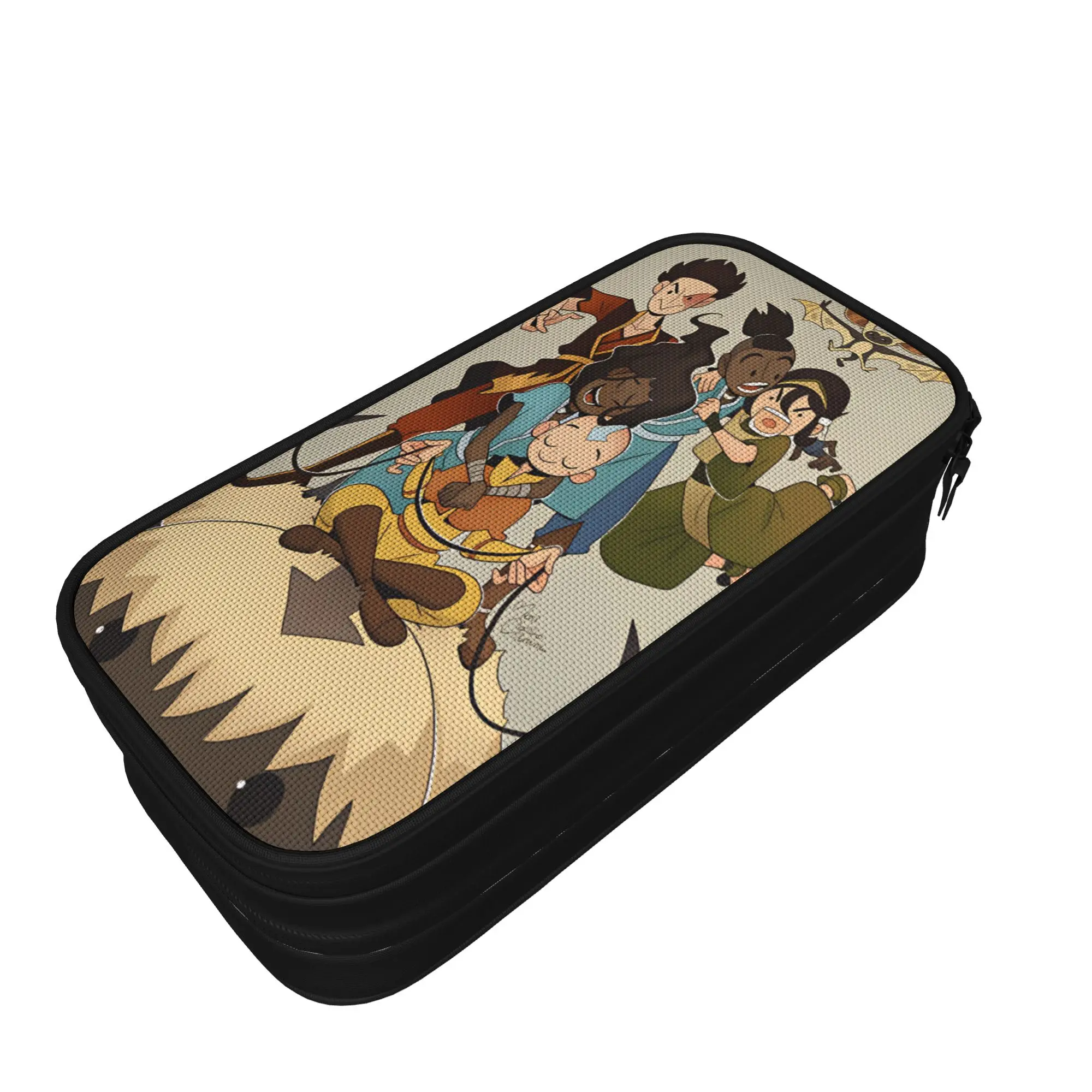 Avatars Airbenders Pencil Case  Zipper Pen Box Girls Boys Kawaii Large Back To School Pencil Cases Supplies