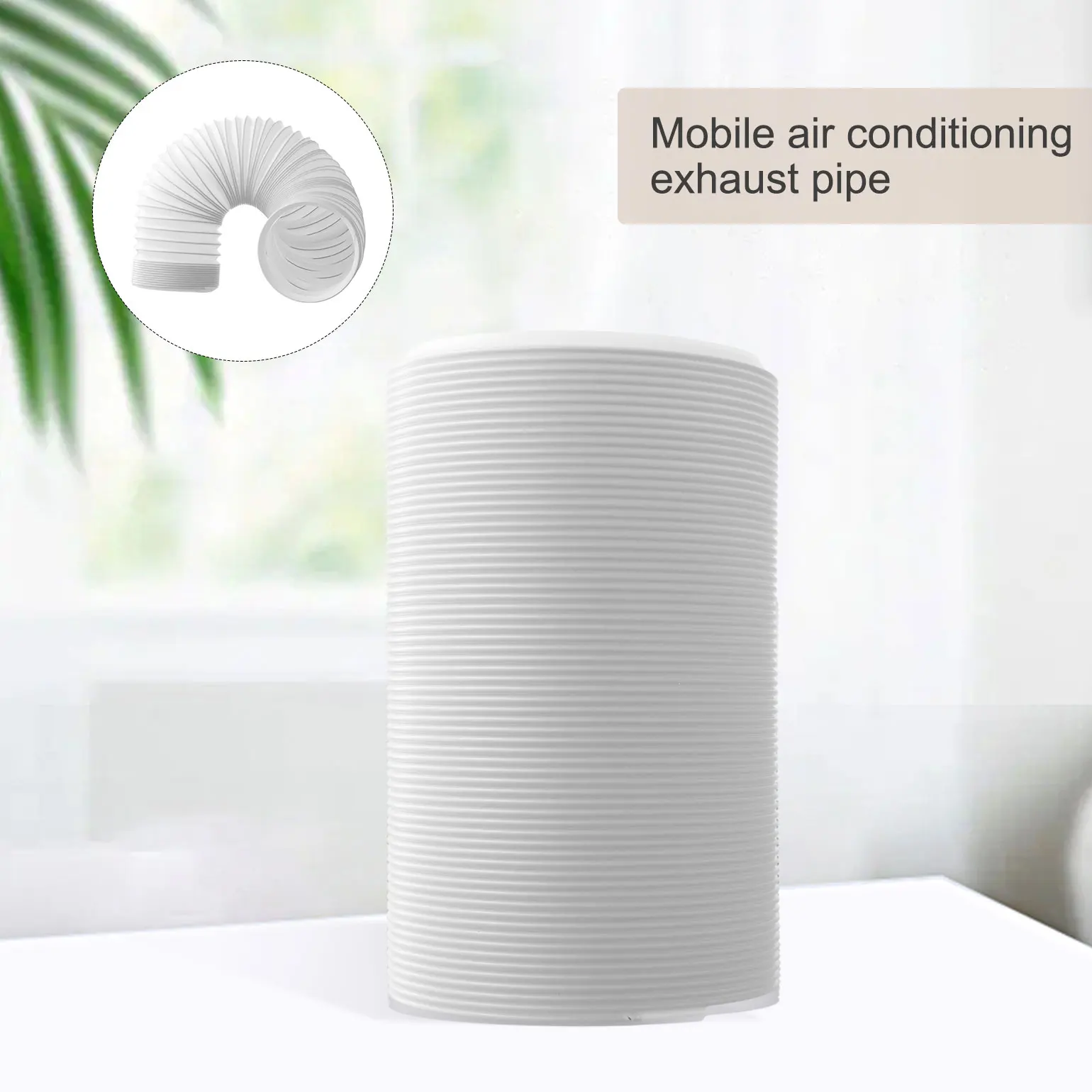 1 pçs tubo de escape de ar condicionado janela ventilação mangueira de escape acoplador ajustável janela vedação duto extensão tubo 1m para escape do carro