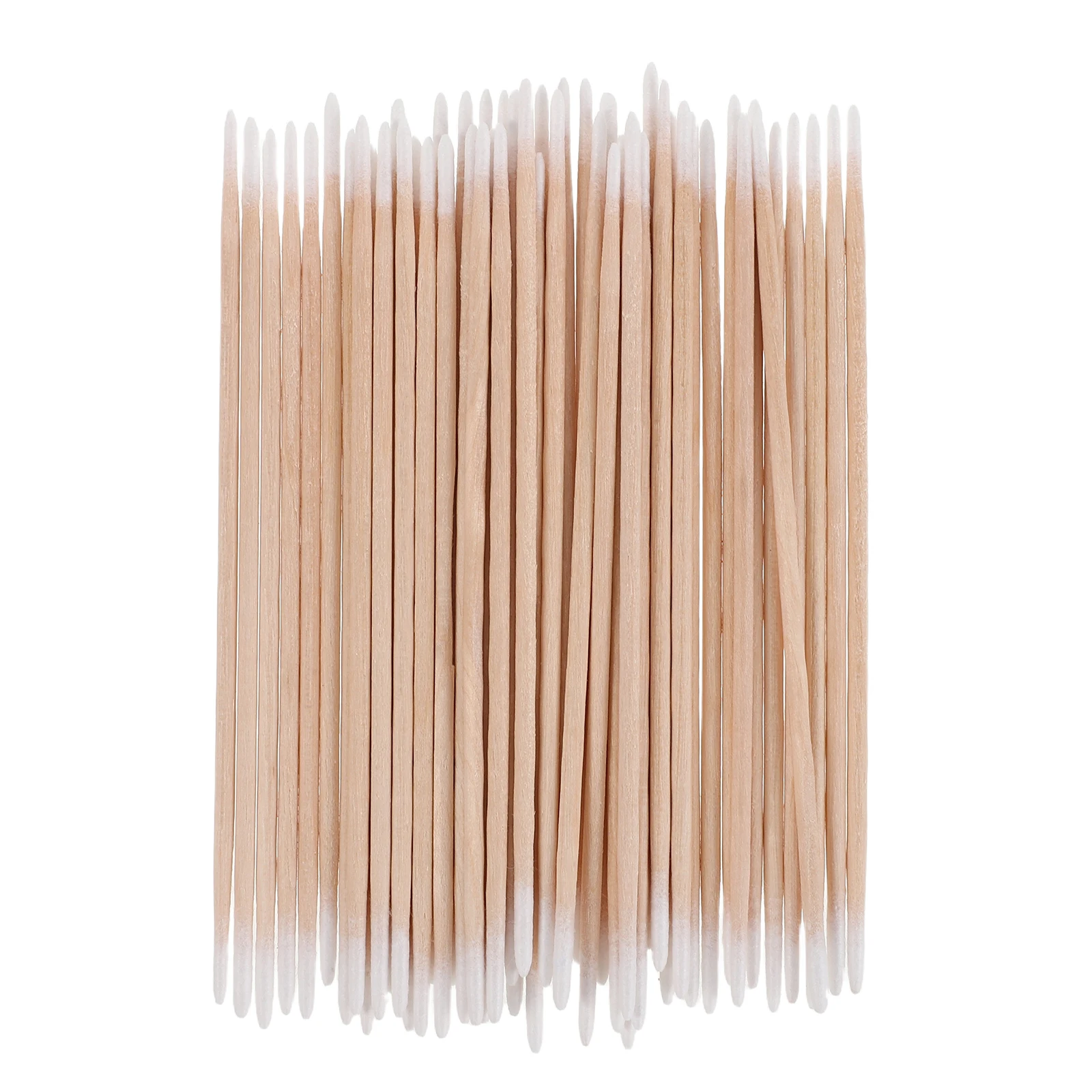 1200 قطعة مسحات القطن رقيقة نصائح مزدوجة مدببة مقبض خشبي لصالونات التجميل DIY بها بنفسك مشاريع الرعاية الدقيقة مسحات القطن #3