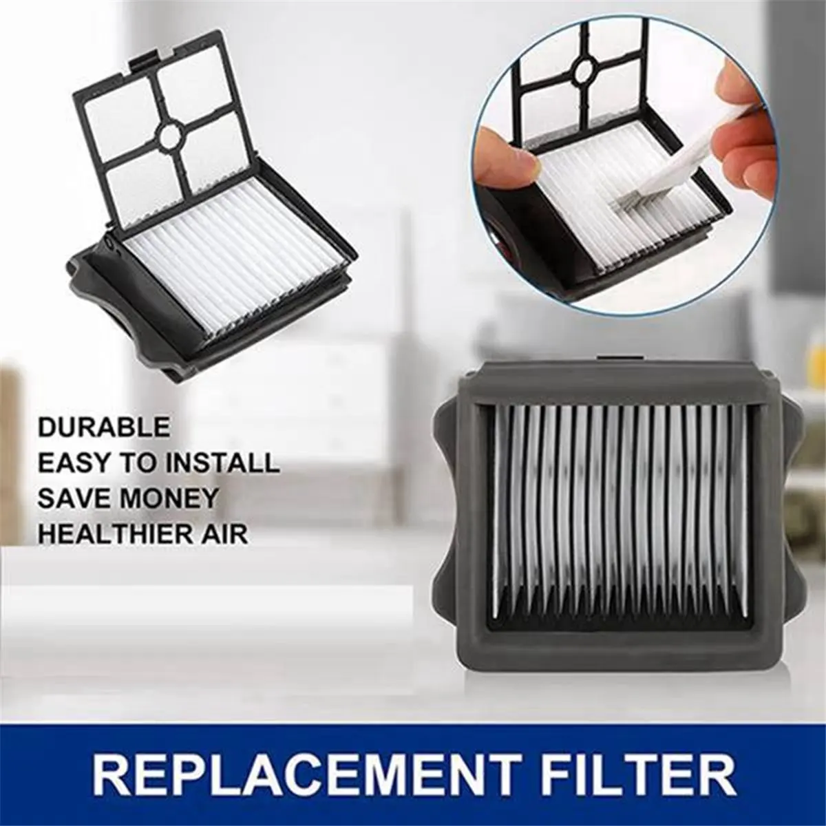 BRILLIANT 5PCS Filter Fit for Pro Led C Chorus Pro Station Booster Wiper Floor Scrubber Accessories Replacement Parts