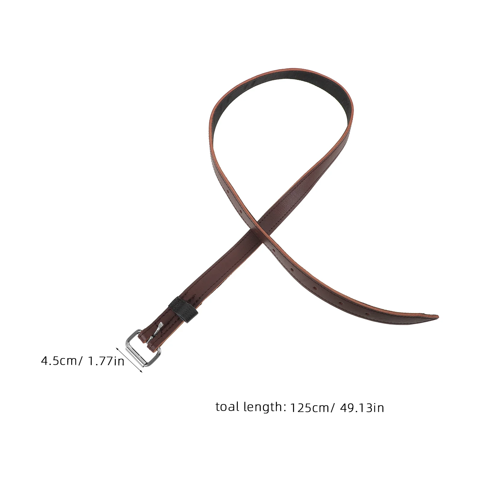 جلد ركاب بني محبب بالكامل قابل للتعديل غير قابل للتمدد لركوب الخيل ومنافسة التدريب على الفروسية #3