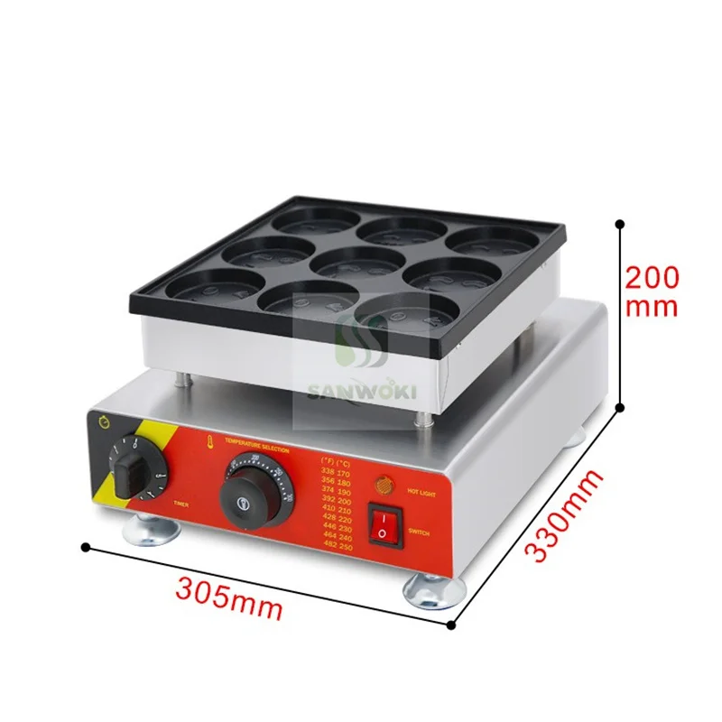/ 2000W Waffle Maker hine Breakfast Cake Baking Iron Plate Baking Pan Simle Face Waffle Making hine