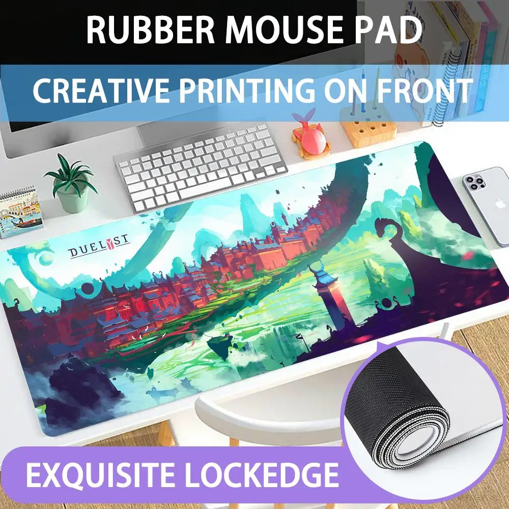 

Mouse Pad Large rubber mouse pad with lock edge computer gamer HD Game Duelyst printing desk pad keyboard pad