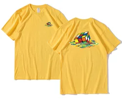 Camiseta de cubo de Rubik a la moda, ropa para niños y niñas, rompecabezas de cubos divertidos, camiseta para niños, camiseta mágica de verano de Rubiks, ropa para adolescentes