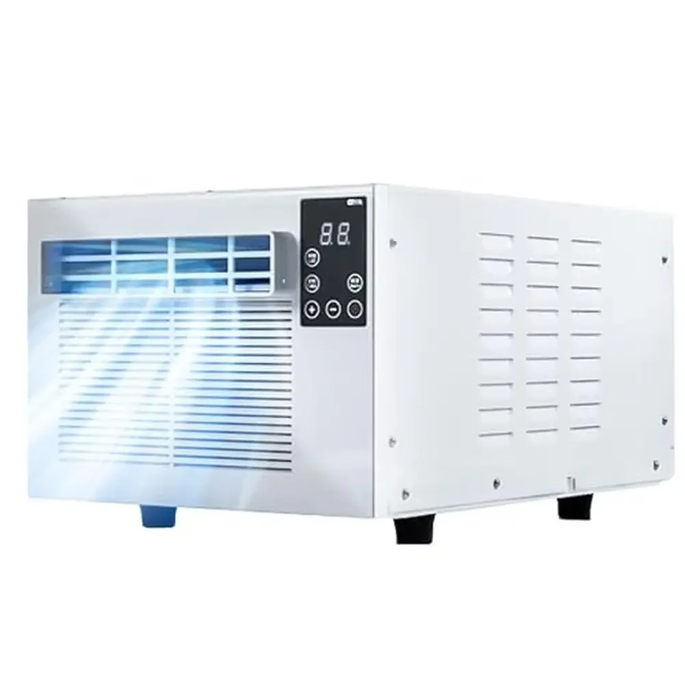 Portable Eco-Friendly Air Conditioner Dehumidifier Silent Fast Cooling 0.2 Ton 2000 BTU Bedroom Kitchen Rental Indoor/Outdoor